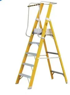 Good Performance High Insulation Fiberglass Double Side a Type Ladder